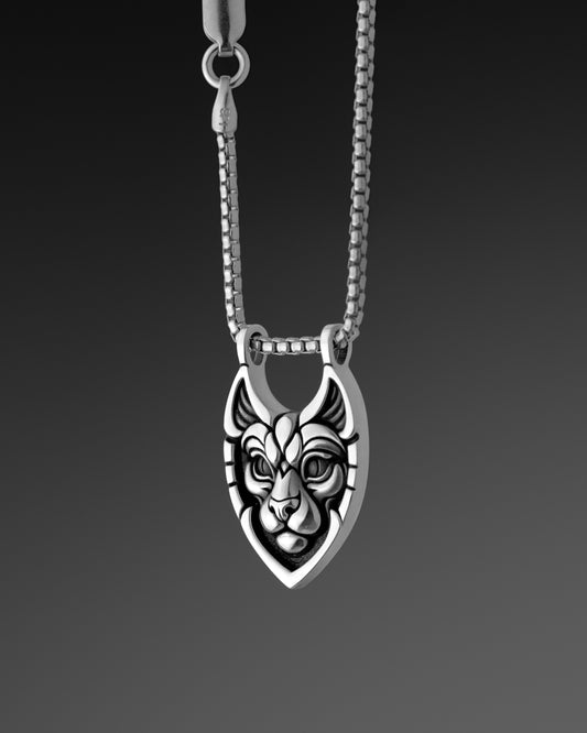 Egyptian Cat (Bastet) Pendant Necklace