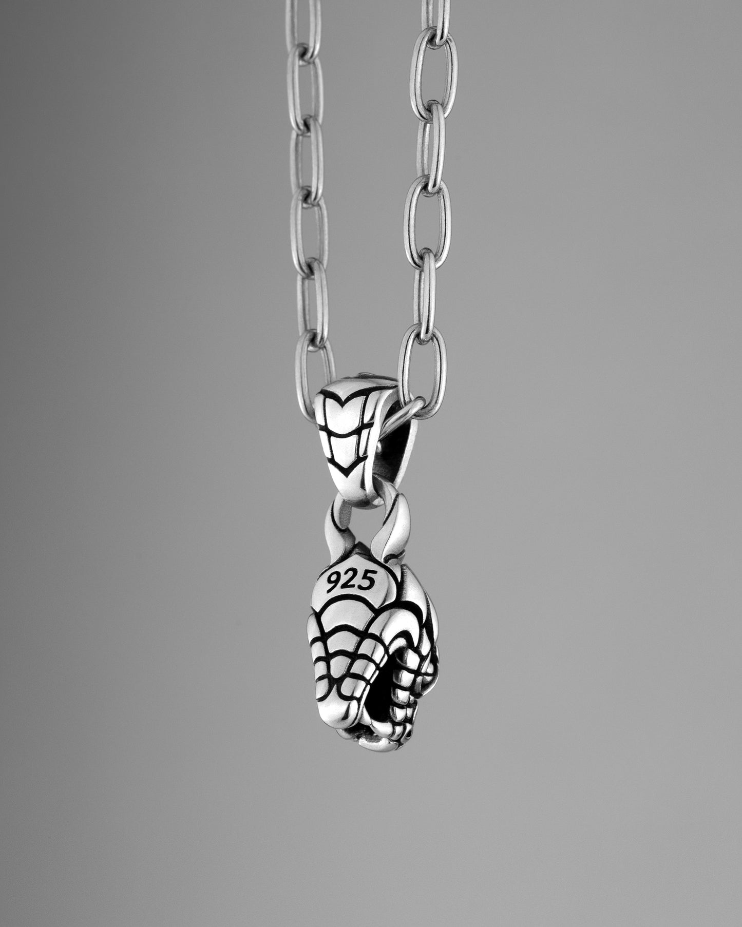 Hissing Snake Pendant Necklace