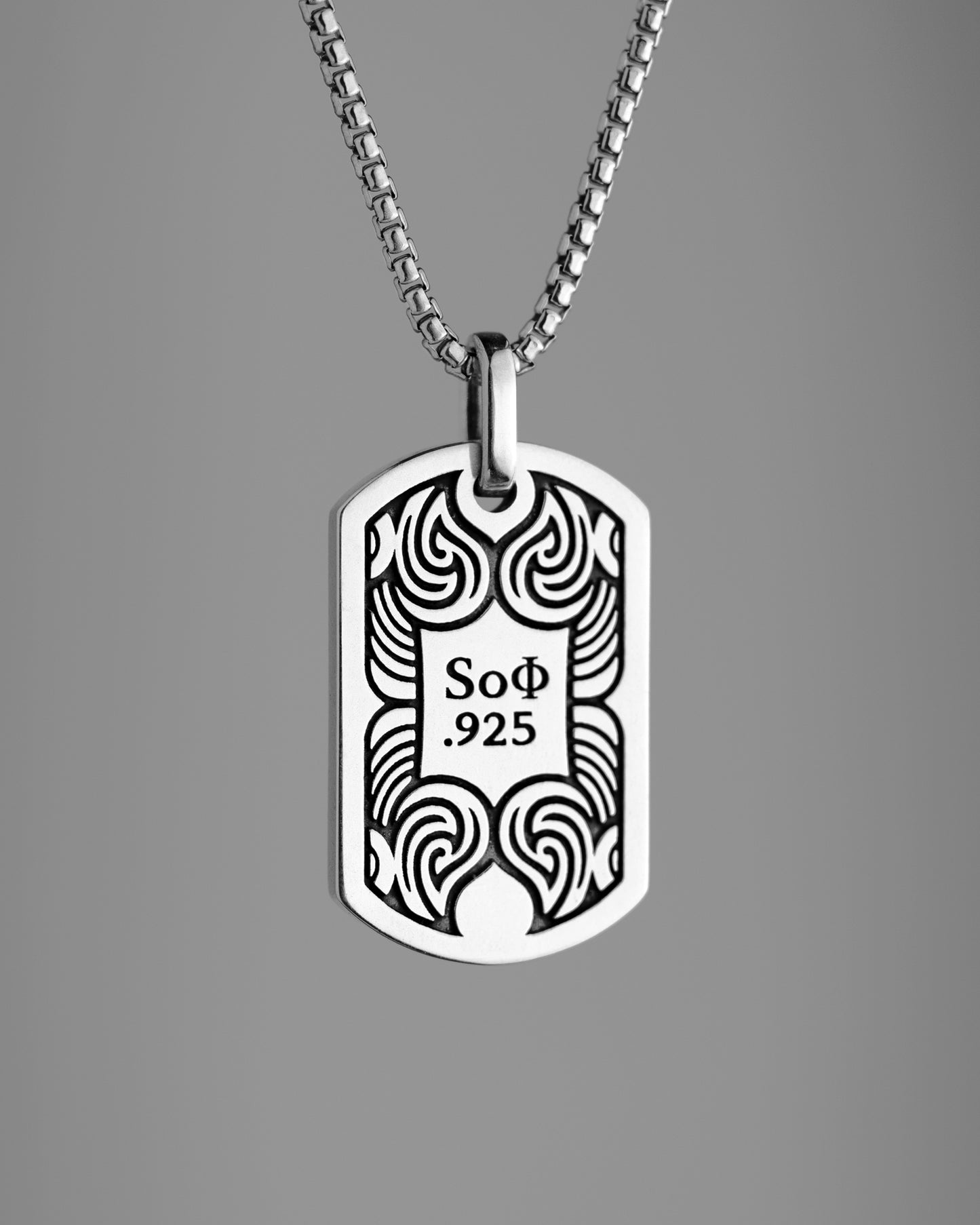 Hannya Dog Tag Necklace