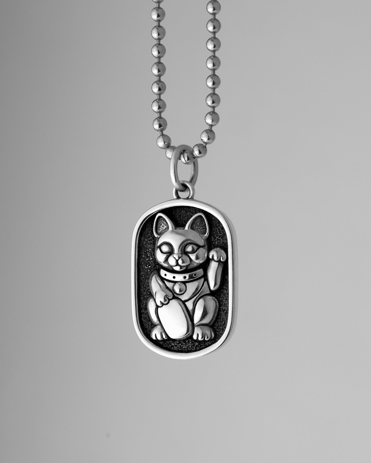 Lucky Cat Charm Necklace