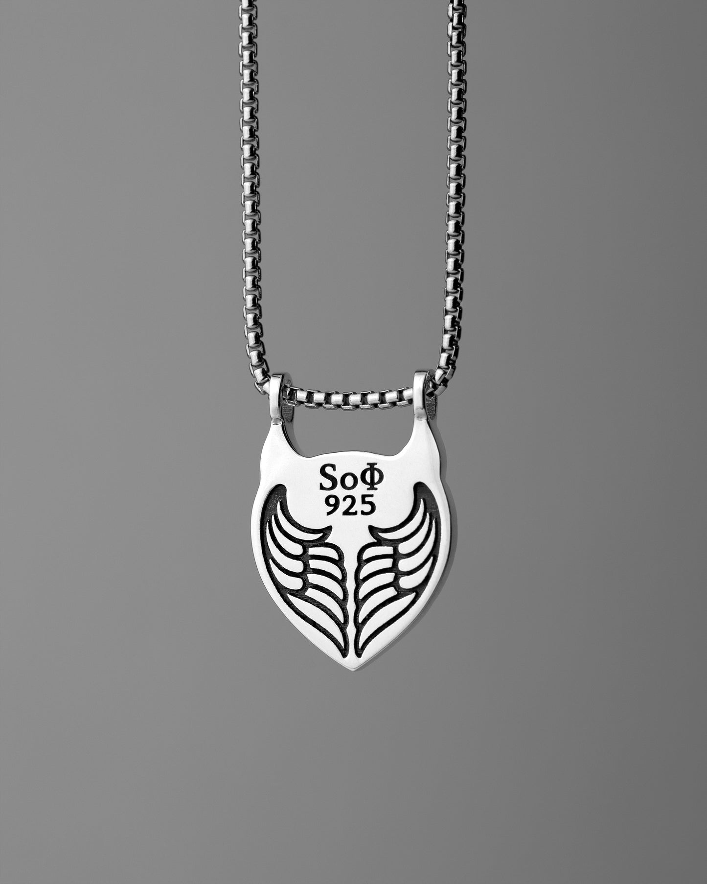 Horned Owl Pendant Necklace