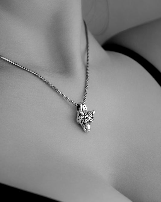 Bear Head Pendant Necklace