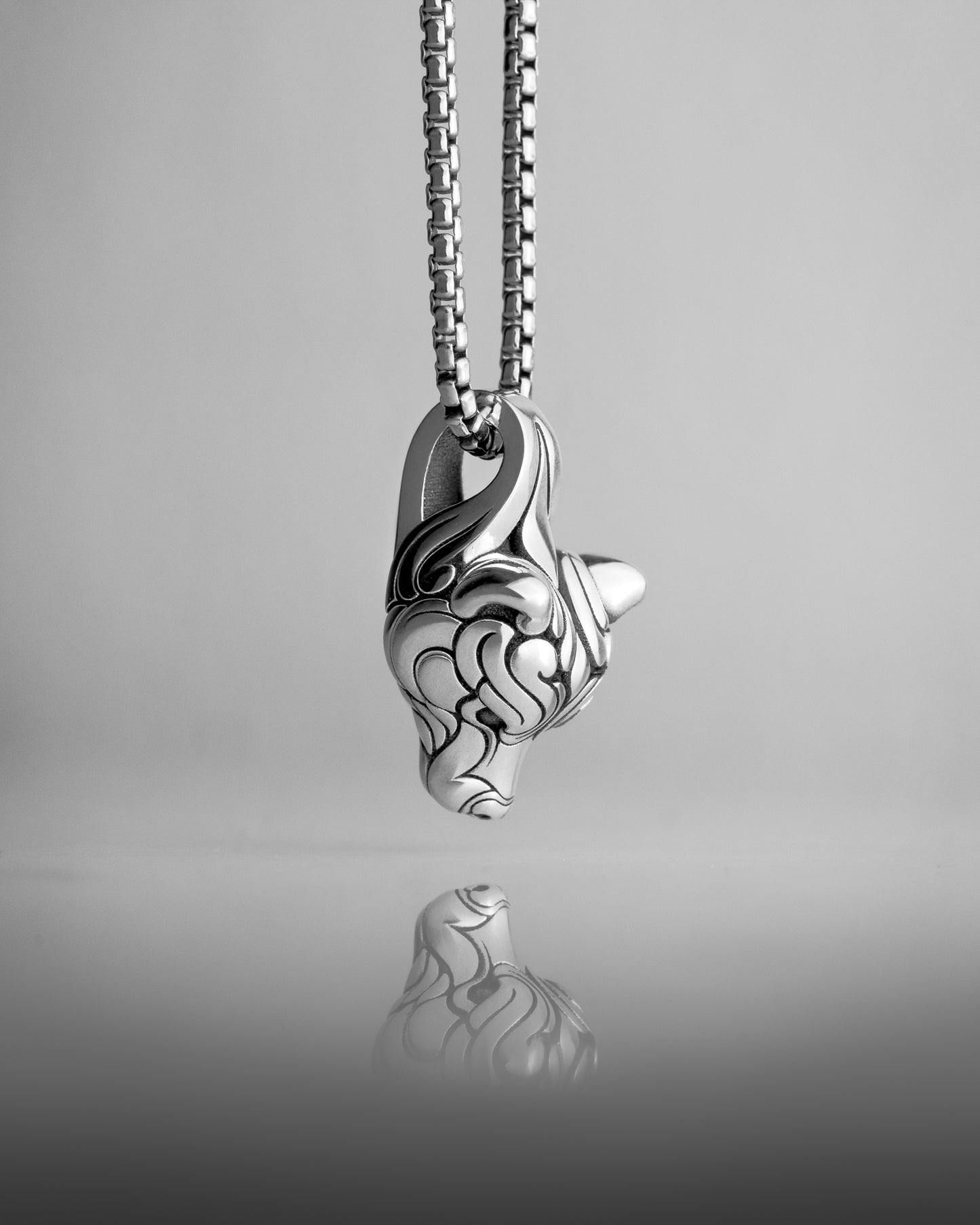 Bear Head Pendant Necklace