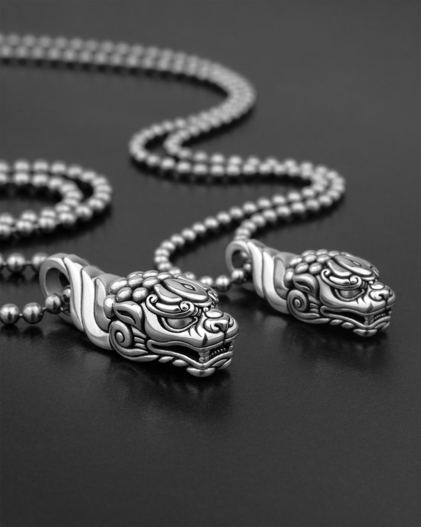 Foo Dog Pendant Necklace