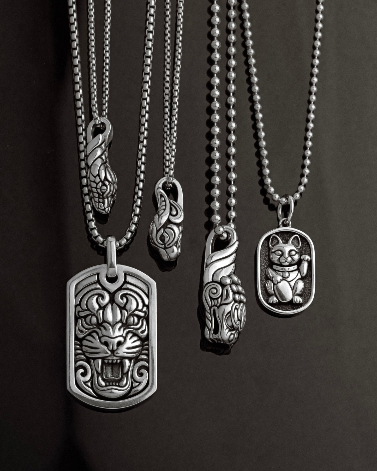 Lucky Cat Charm Necklace