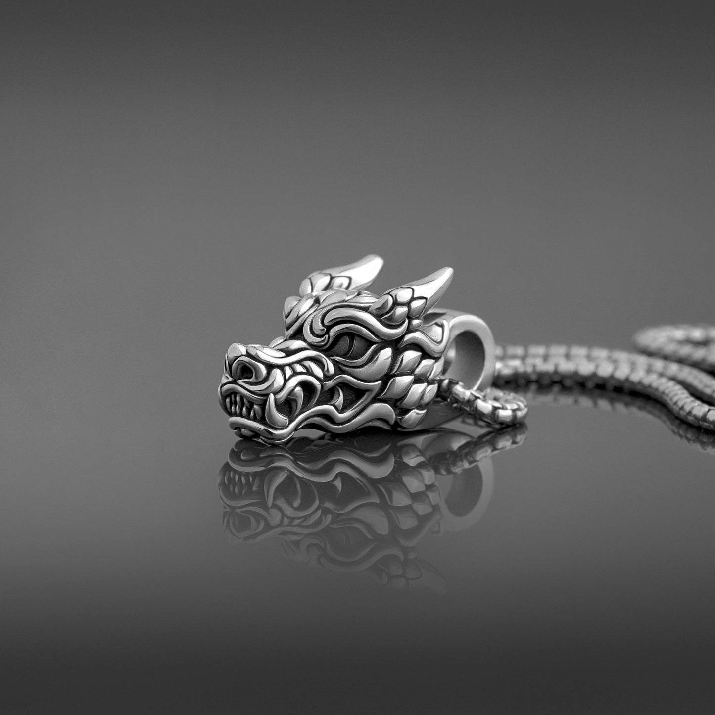 Dragon Head Pendant Necklace