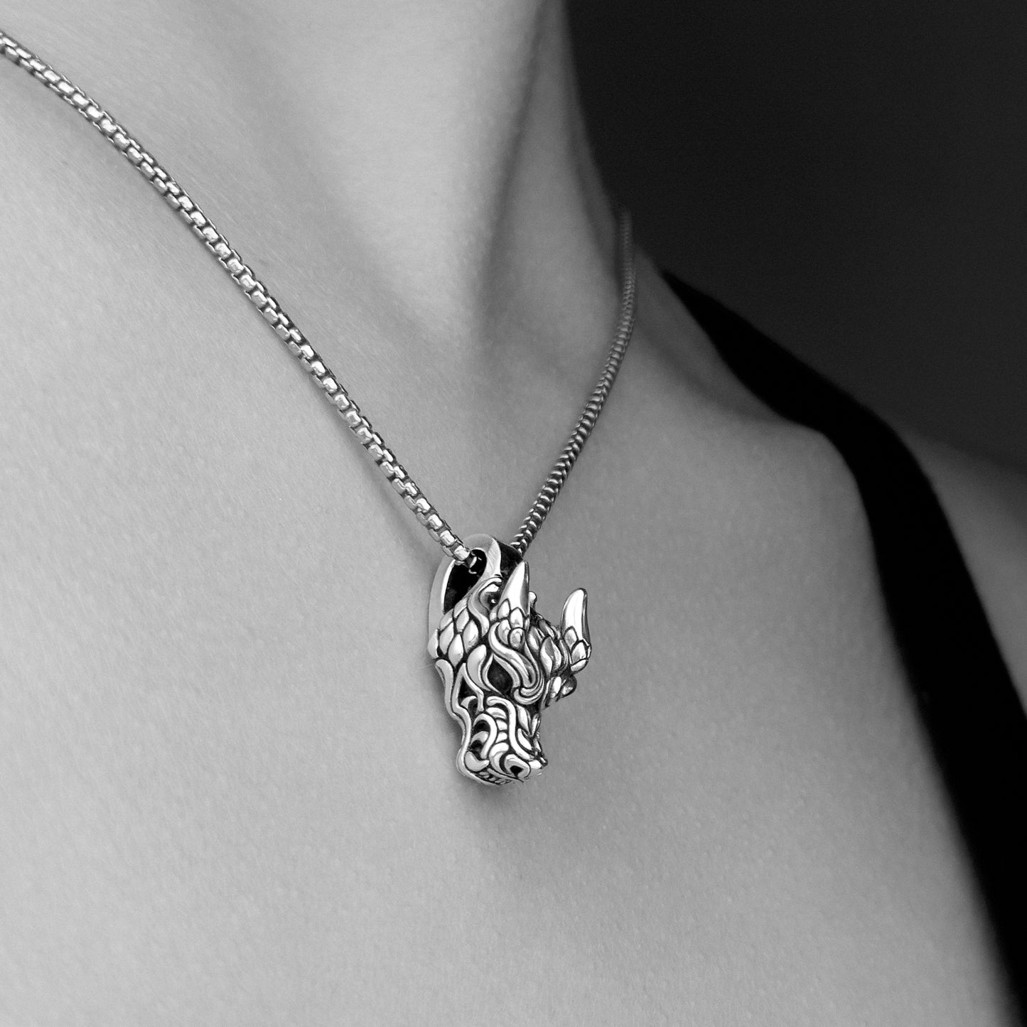 Dragon Head Pendant Necklace