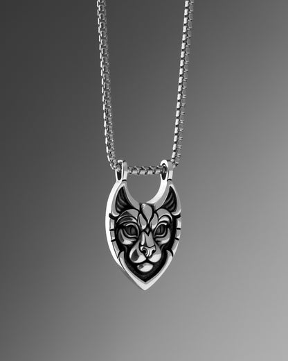 Egyptian Cat (Bastet) Pendant Necklace