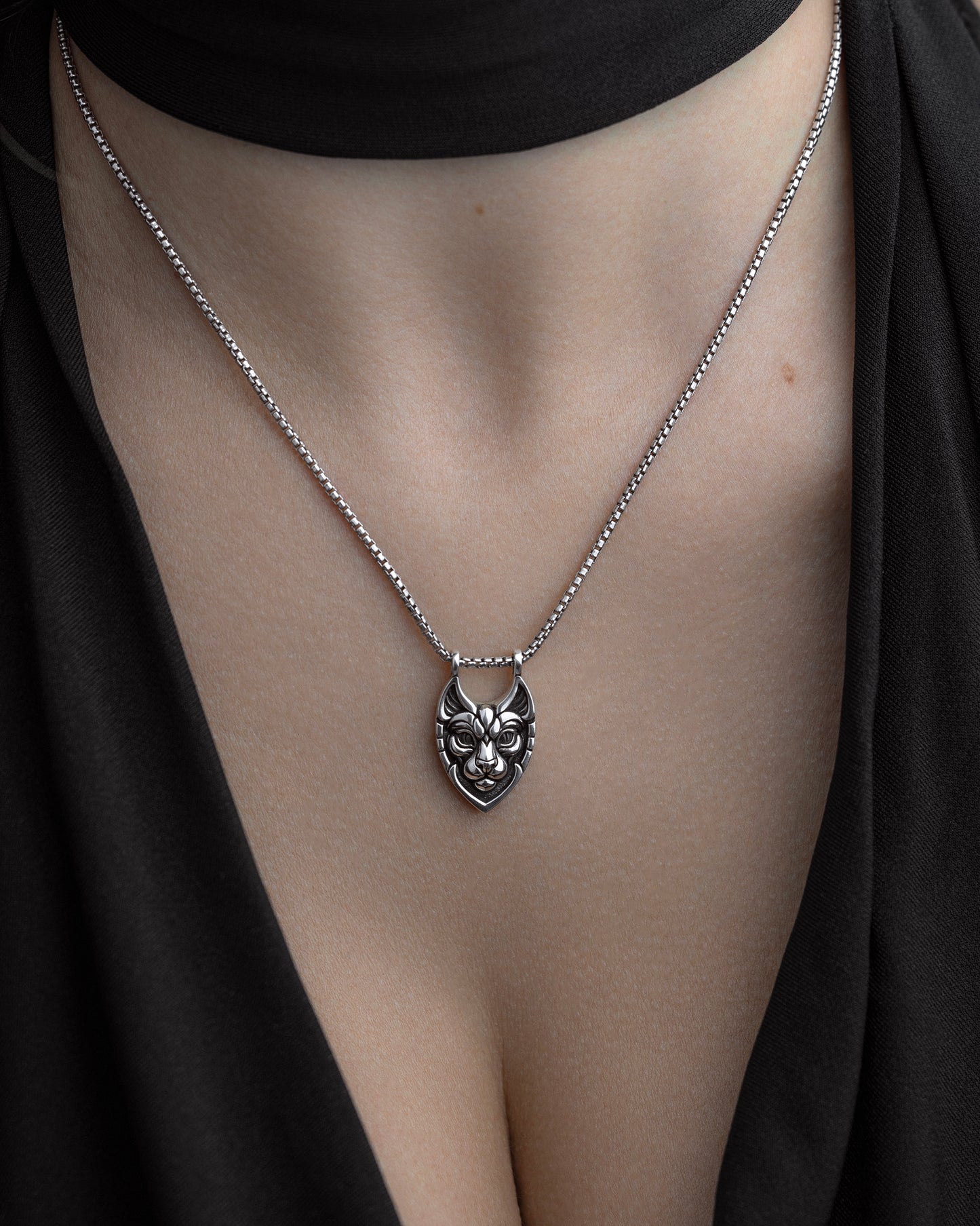 Egyptian Cat (Bastet) Pendant Necklace