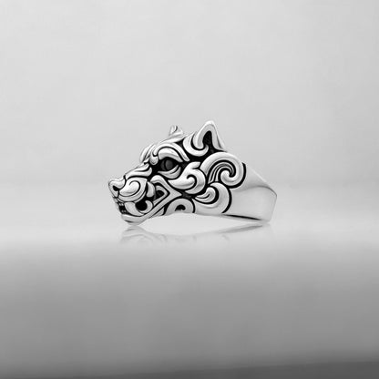 Oni Wolf Ring