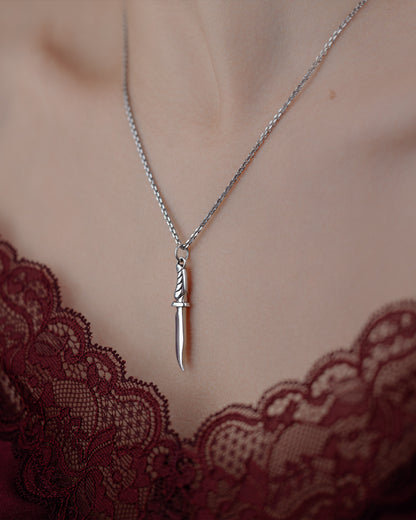 Dagger Pendant Necklace