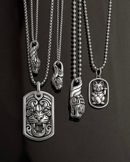 Lucky Cat Charm Necklace